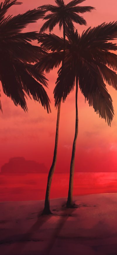 Fond d'écran iPhone Warm Sunset 4k