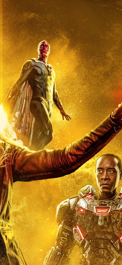 Fond d'écran iPhone Avengers Infinity War Mind Stone Poster 8k