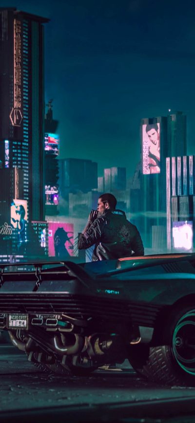 Fond d'écran iPhone 2018 Cyberpunk 2077 4k