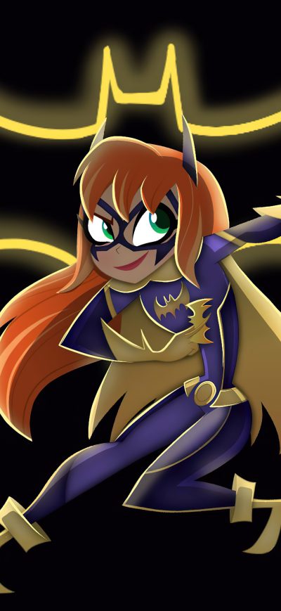 Fond d'écran iPhone Batgirl Gotham Knights Dark Minimal 4k