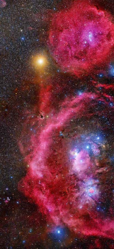 Fond d'écran iPhone Soace Orion Constellations Space 5k