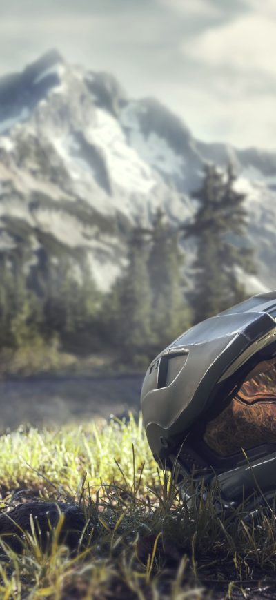Fond d'écran Master Chief Halo 4 Helmet sur iPhone