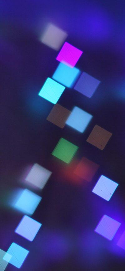 Fond d'écran iPhone Bokeh Lights Pattern Texture Square Blurred Colorful