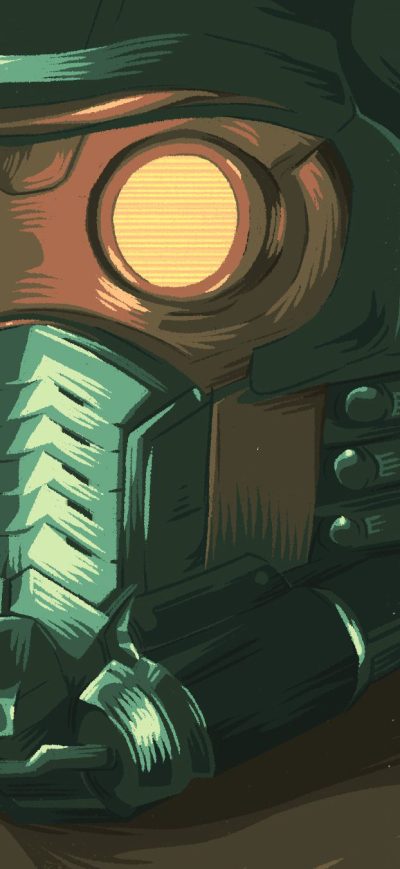Fond d'écran iPhone Star Lord Closeup Art