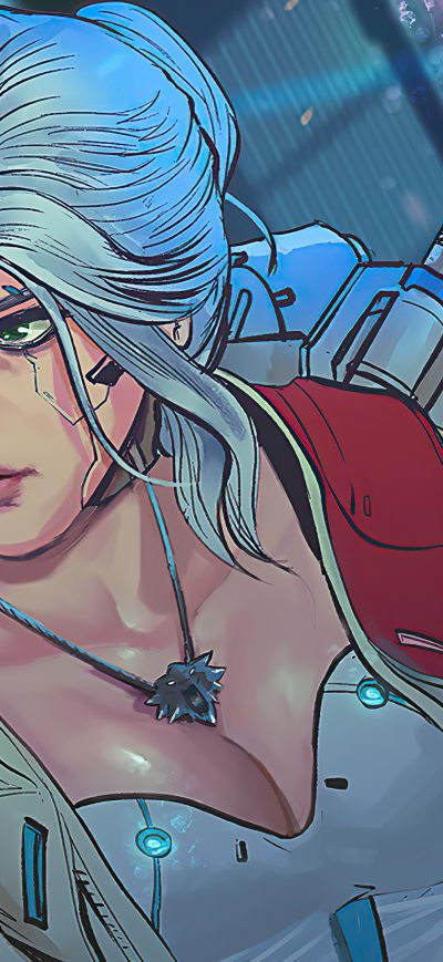 Fond d'écran iPhone Ciri 2077 4k