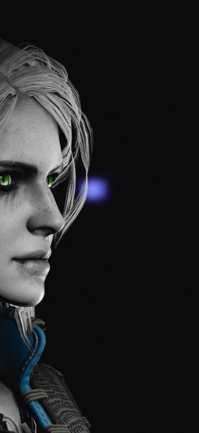 Fond d'écran iPhone Ciri Glowing Green Eyes