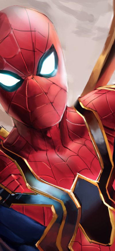 Fond d'écran iPhone Iron Spider Suit In Avengers Infinity War