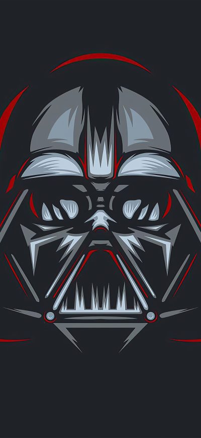 Fond d'écran iPhone Darth Vader 5k Minimalism