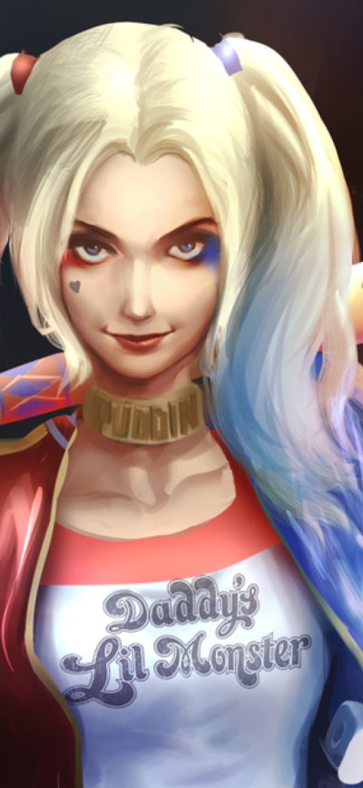 Fond d'écran iPhone Harley Quinn Art HD