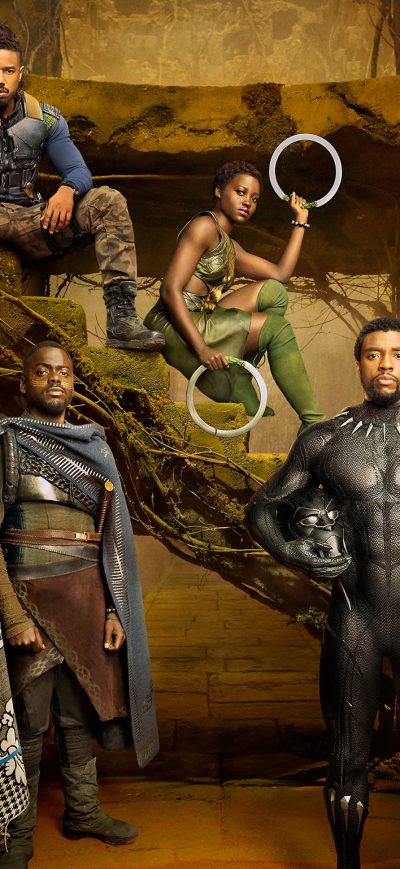Fond d'écran iPhone Black Panther Movie Cast