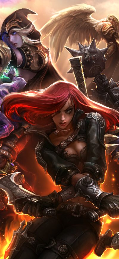 Fond d'écran iPhone League Of Legends Dominion Cover Art 5k