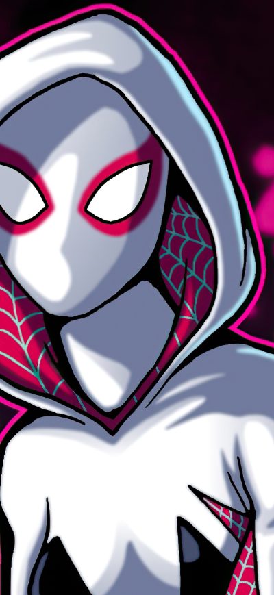 Fond d'écran iPhone Gwen Stacy Art 4k