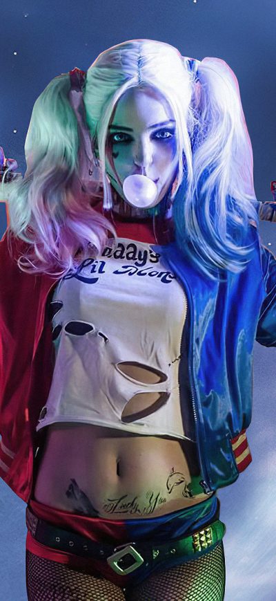 Fond d'écran iPhone Harley Quinn Cosplaynew