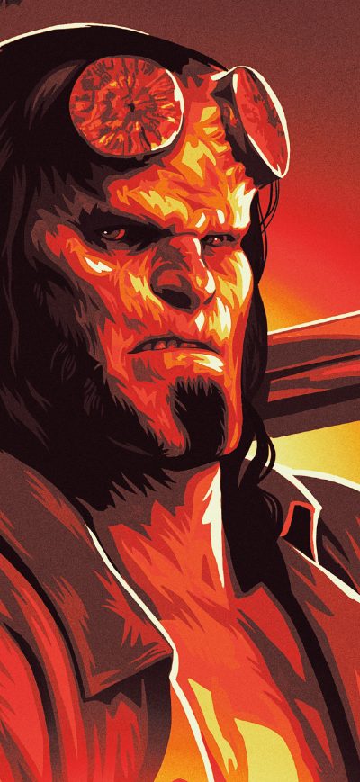 Fond d'écran iPhone Hellboy 2019