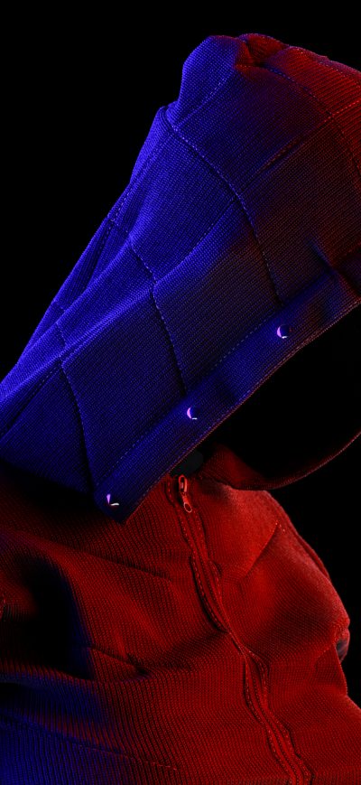 Fond d'écran iPhone Neon Hoodie Guy