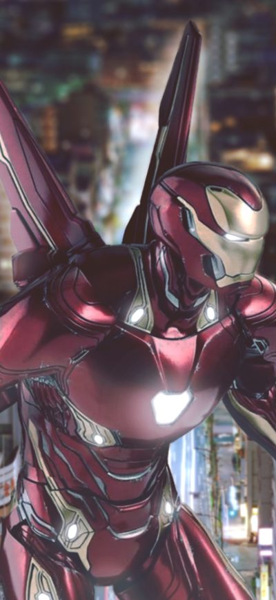 Fond d'écran iPhone Iron Man With Wings 4k