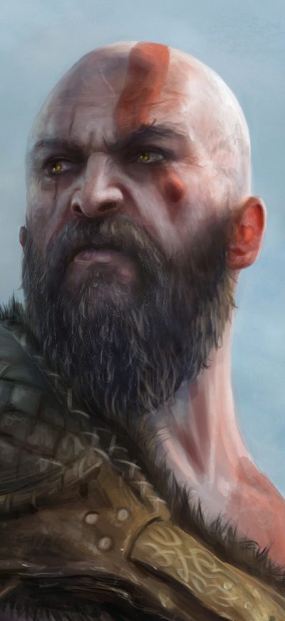 Fond d'écran iPhone Kratos 4k New Artwork