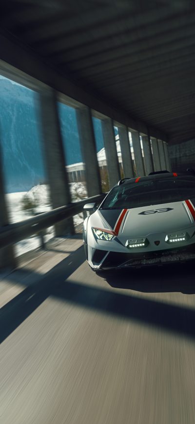 Fond d'écran iPhone Lamborghini Huracan Sterrato 10k