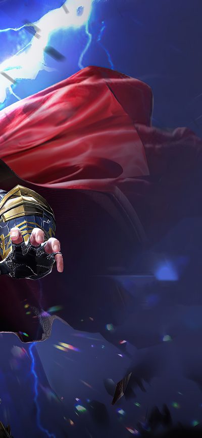 Fond d'écran iPhone Marvel Duel Thor 4k