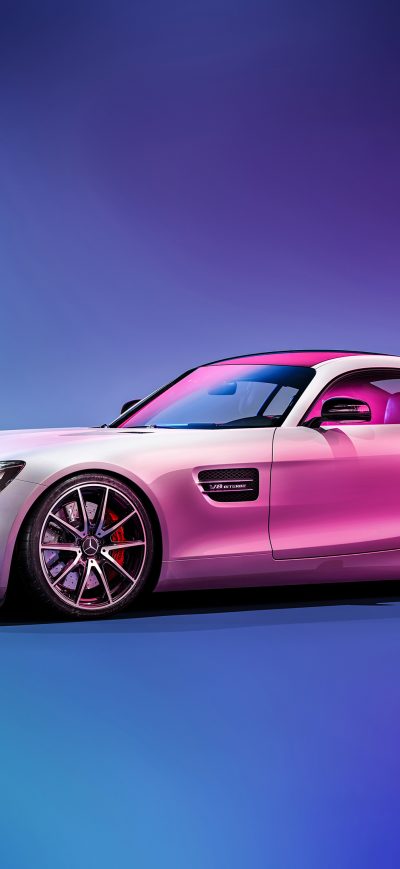 Fond d'écran iPhone Mercedes C190 AMG GT 4k