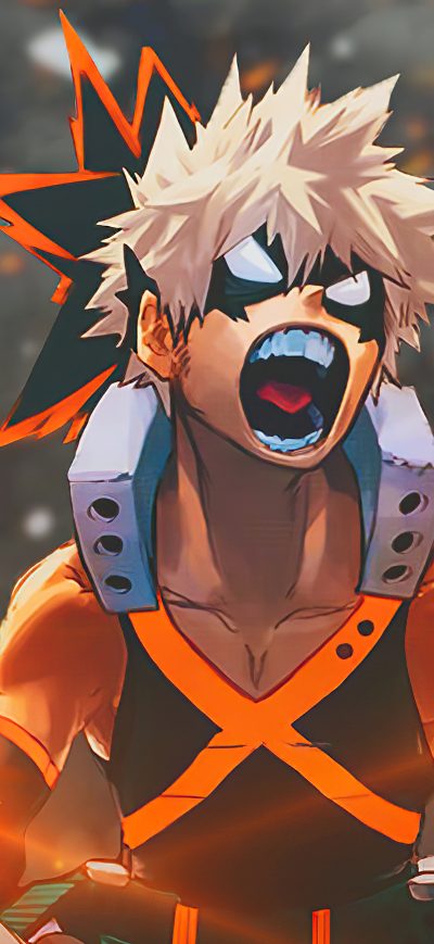 Fond d'écran iPhone Bakugou Boku No Hero Academia 4k
