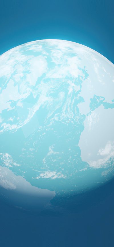 Fond d'écran iPhone Globe Planet Minimal 4k
