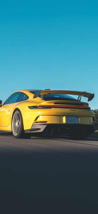 Fond d'écran iPhone 2022 Porsche 911 GT3 Rear 5k