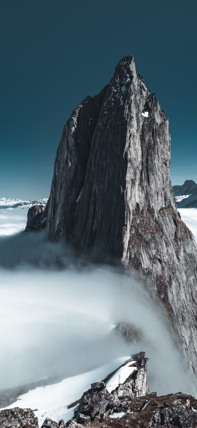 Fond d'écran iPhone Sea Of Clouds Mountains 4k 5k