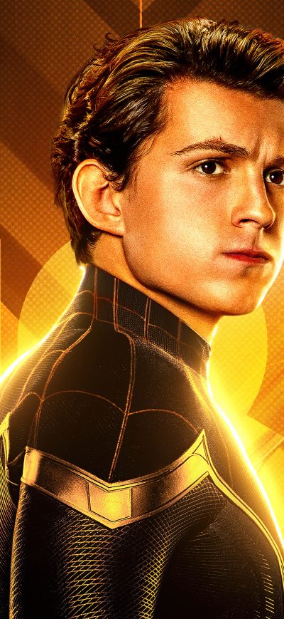 Fond d'écran iPhone Tom Holland Spiderman No Way Home 2021