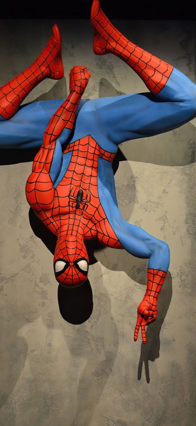Fond d'écran iPhone Spiderman Hanging