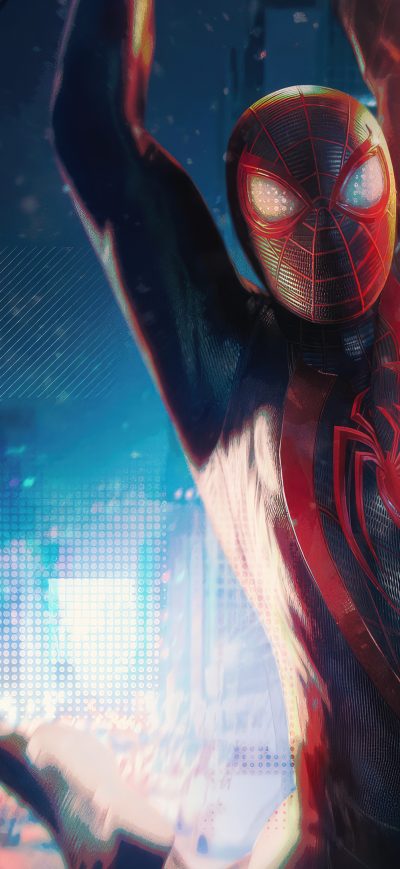 Fond d'écran iPhone Milesmorales Spiderverse