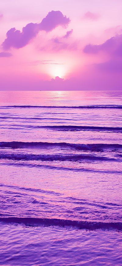 Fond d'écran iPhone Purple Sunset 4k