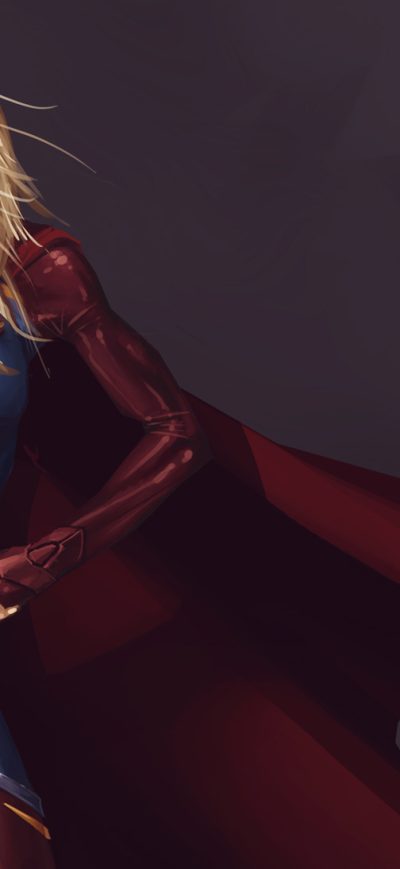 Fond d'écran iPhone Supergirl New Arts