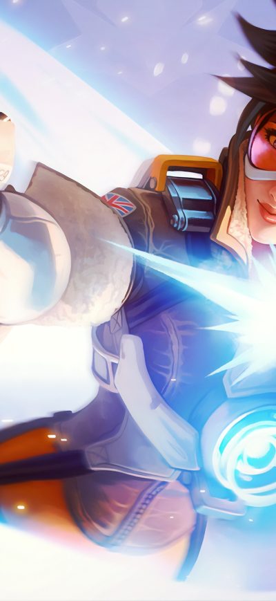 Fond d'écran iPhone Tracer Overwatch Artworks