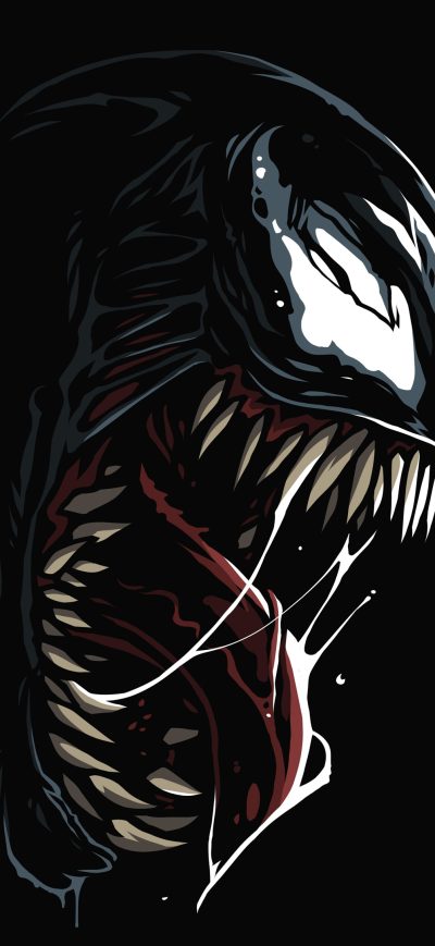 Fond d'écran iPhone Venom Amoled 4k