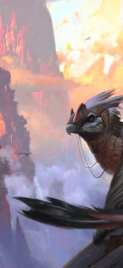 Fond d'écran iPhone Ancient Big Bird Warrior 4k
