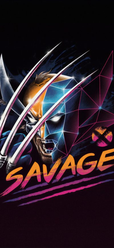 Fond d'écran iPhone Savage Wolverine 4k