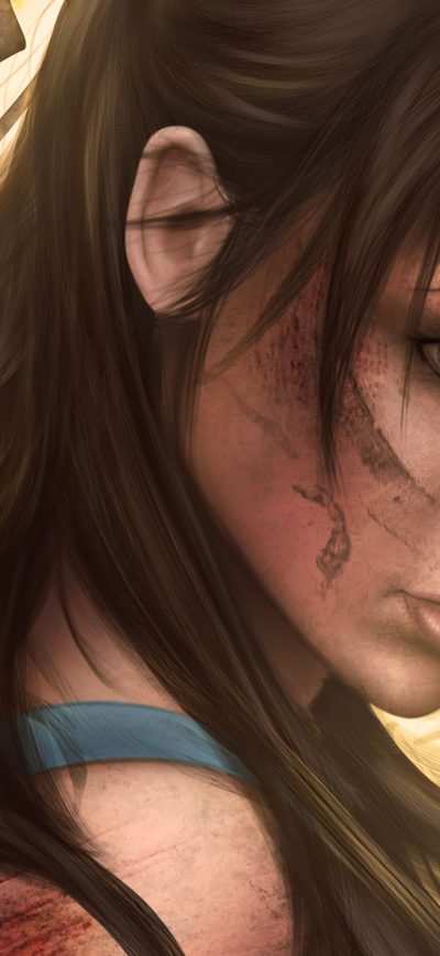 Fond d'écran iPhone Tomb Raider Girl Brunette Hair Fantasy Artwork
