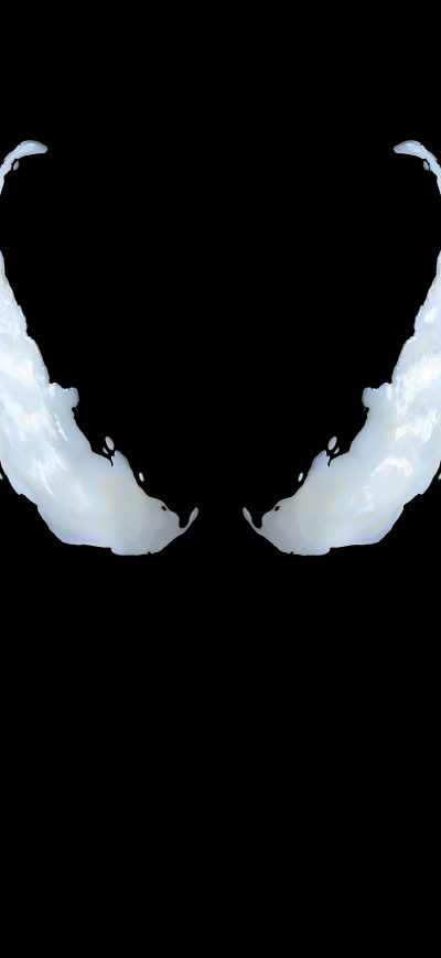 Fond d'écran iPhone Venom Logo 8k