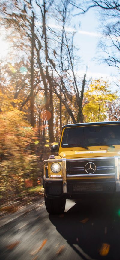 Fond d'écran iPhone 2017 Mercedes AMG G63 Yellow 4k