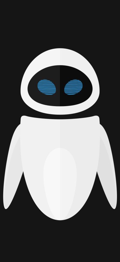 Fond d'écran iPhone Wall E Eve Minimal 4k