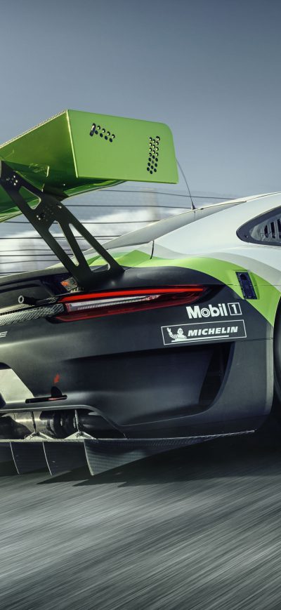 Fond d'écran iPhone Porsche 911 GT3 R 2018 Rear