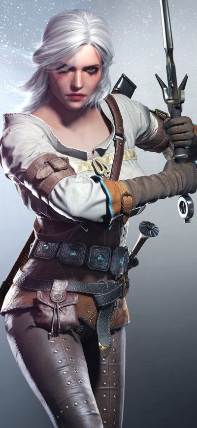 Fond d'écran Ciri In The Witcher 3 sur iPhone