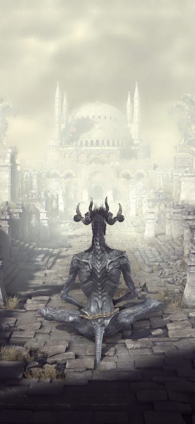 Fond d'écran iPhone Dark Souls 3 Demon