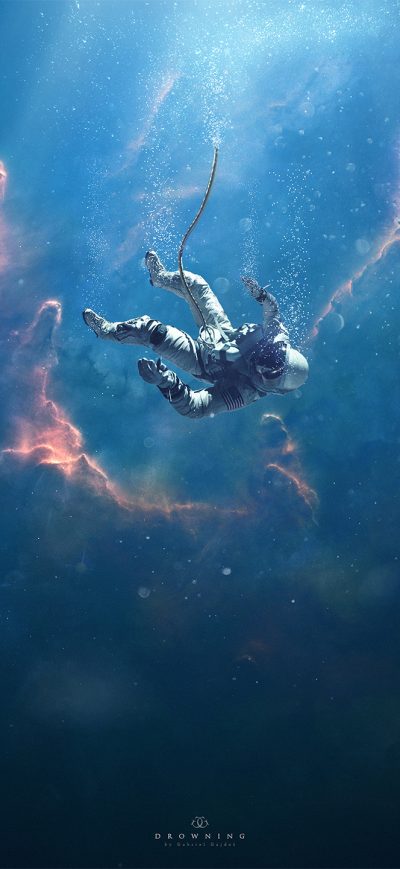 Fond d'écran iPhone Astronaut Drowning Manipulation