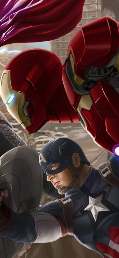 Fond d'écran iPhone Avengers Age Of Ultron Artwork 10k