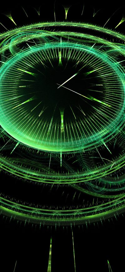 Fond d'écran iPhone Time Clock Fractal