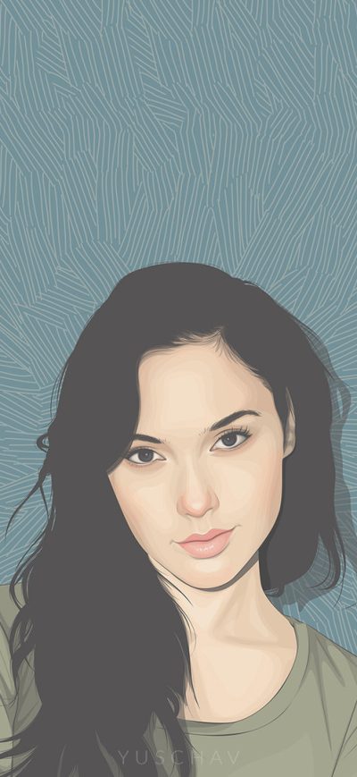 Fond d'écran iPhone Gal Gadot Art
