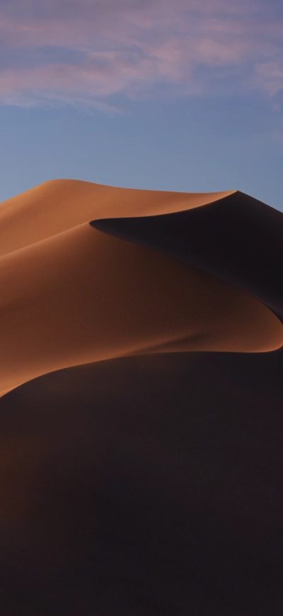 Fond d'écran iPhone Macos Mojave Dusk Mode Stock