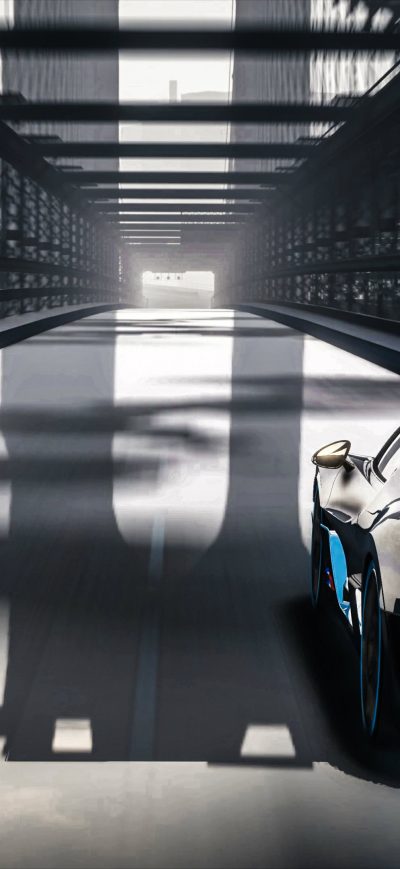 Fond d'écran iPhone Bugatti Divo Bridge 4k 2018